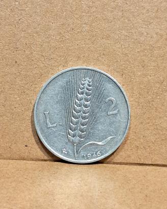 2 lire 1946 Originale 