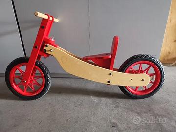 Balance bike in legno Baby moto