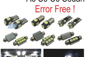 KIT 11 LAMPADE LED INTERNE PER AUDI A6 S6 RS6 C6 S