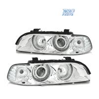 FARI BMW E39 95-03 XENON ANGEL EYES FONDO CROMATO