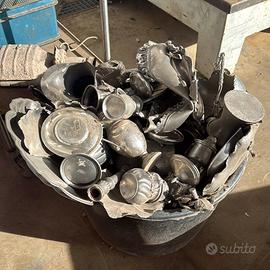 Accumulo di oltre 30kg di peltro