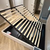 Letto matrimoniale con contenitore