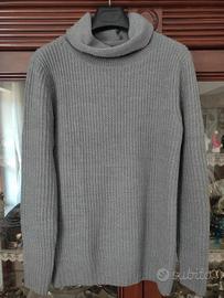 Maglione dolcevita uomo L grigio Alcott