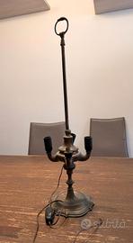 Lucerna in ottone fiorentina vintage 4 beccucci  