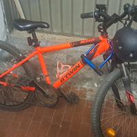 bicicletta MTB 24" 9-14 anni marca rockrider