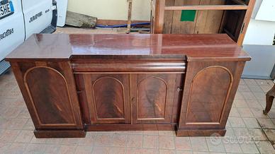 Servante inglese in mogano