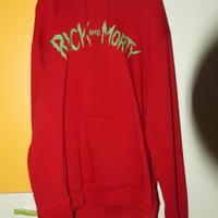felpa Rick and Morty rossa