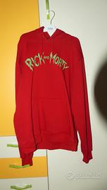 felpa Rick and Morty rossa