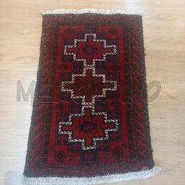 TAPPETINO 65 X 102 ARTIGIANALE ROSSO BLU