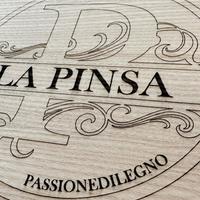 4 pezzi Tagliere PINSA 40x25 ABETE