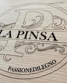 4 pezzi Tagliere PINSA 40x25 ABETE