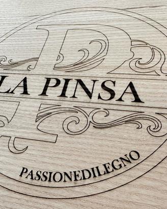 4 pezzi Tagliere PINSA 40x25 ABETE