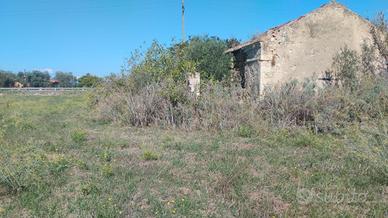 Agro Sorso terreno pianeggiante con rudere e pozzo