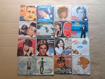 DISCHI IN VINILE 45 GIRI lotto di 16 pezzi C7