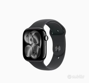 Apple Watch 11 - 46 - black - nuovo + casco 2 anni