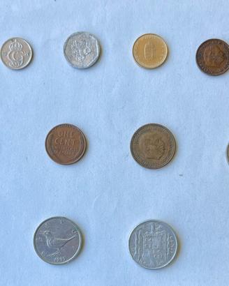 Lotto di monete varie Nazioni e vari anni di conio