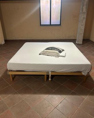 Letto matrimoniale 2x2m trasformabile in 2 letti