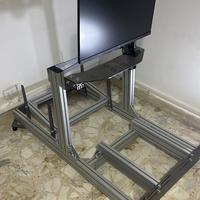 Postazione simulatore di guida profilati