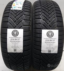 2 GOMME 215 55 17 MICHELIN A60921