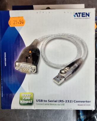 Aten UC-232A Convertitore USB-seriale presa USB-A-