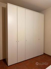 armadio 5 ante + comodini abbinati