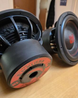 Subwoofer bassface RED12.4 12" 30cm 2x2 ohm