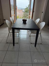 4 Sedie Aida di Magis design Richard Sapper 2000