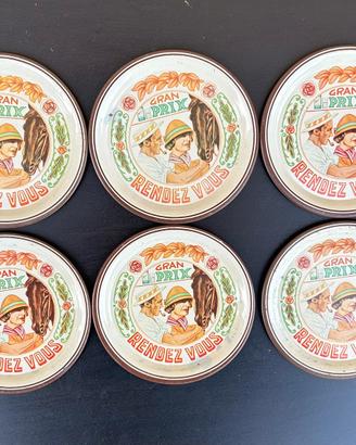 6 Sottobicchieri Vintage - Idriz Acquaviva