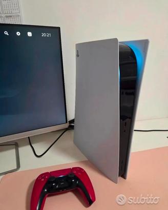 ps5 + controller rosso nuovo perfettamente funzion