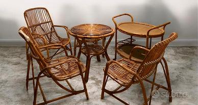 Salottino midollino anni 60😊