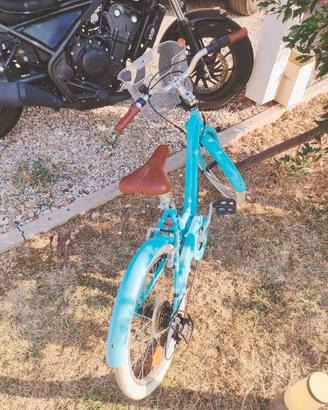Bici bambina 4/7 anni con cambio e cestino