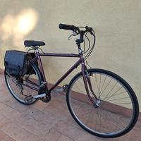 Bicicletta viola  Bianchi.