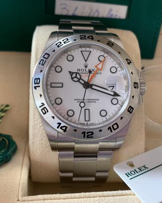 Rolex Explorer 2 bianco 226570 pellicolato 2023