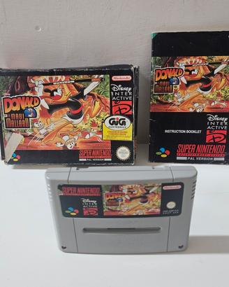  Gioco Snes Donald in Maui Mallard CIB  PAL Ita/UK