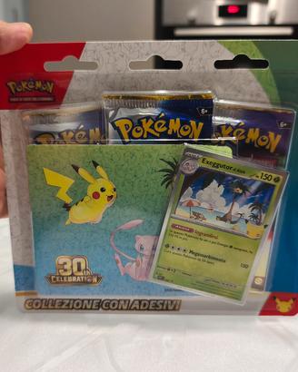 collezione con adesivi  Exeggitor 30th Pokemon 