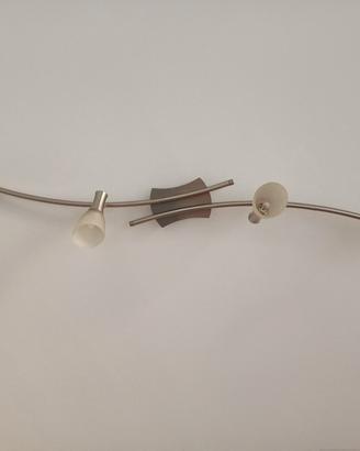 lampadario con 4 faretti alogeni