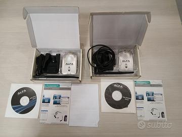 2x Adattatori WiFi Alfa AWUS036H Completi
