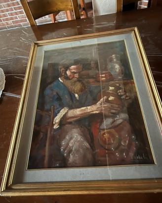 Quadro artigiano al lavoro