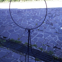 Trespolo porta gabbietta