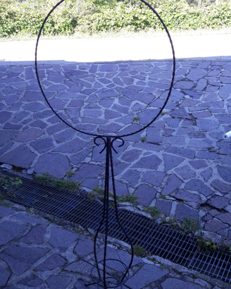 Trespolo porta gabbietta