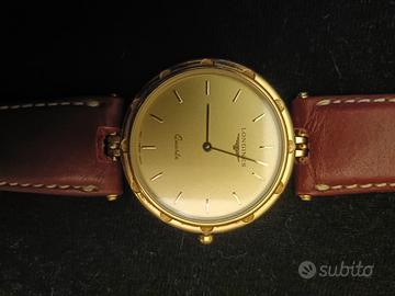 Orologio Longines al quarzo placcato oro