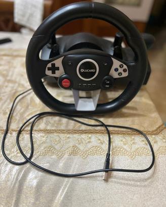 Volante Alucard 270° + Pedaliera – Come Nuovo