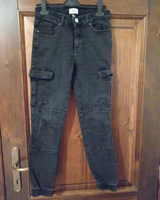 Jeans Cargo ONLY neri - Taglia S/30