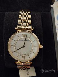 Orologio oro donna  Emporio Armani con etichetta