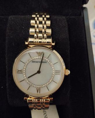 Orologio oro donna  Emporio Armani con etichetta