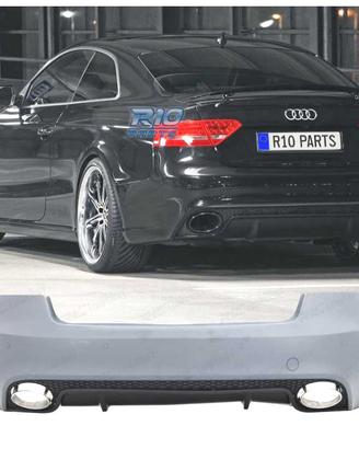 PARAURTI POSTERIORE AUDI A5 8T COUPE 07-16 LOOK RS
