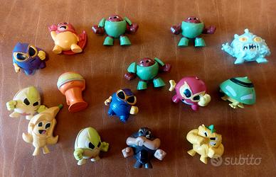 Lotto personaggi mini giocattolo Gogos / Crazy 