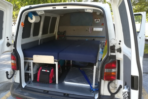 Struttura letto volkswagen camper