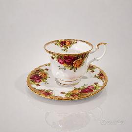 Tazza da Tè con Piattino Royal Albert "Old Country