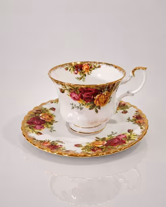 Tazza da Tè con Piattino Royal Albert "Old Country